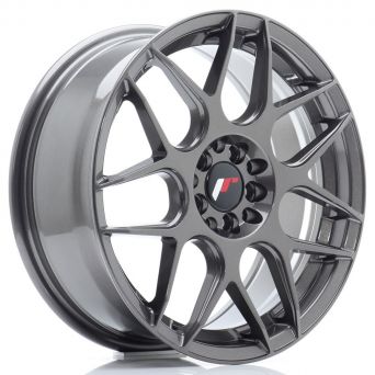 SALE - Japan Racing Wheels - JR-18 Hyper Gray (17x7 Zoll)