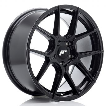 SALE - Japan Racing Wheels - JR-30 Gloss Black (17x8 Zoll)