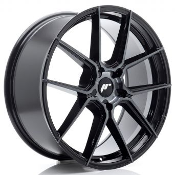 SALE - Japan Racing Wheels - JR-30 Black Machined (20x8 Zoll)