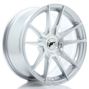 Japan Racing Wheels - JR-21 Silver Machined (17x9 inch)