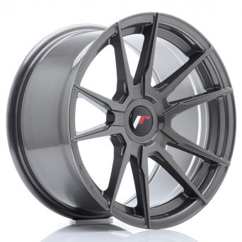 Japan Racing Wheels - JR-21 Hyper Gray (17x9 inch)