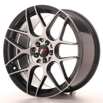 Japan Racing Wheels - JR-18 Black Machined (17x7 inch)