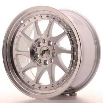 Japan Racing Wheels - JR-26 Silver Machined (17x8 inch)