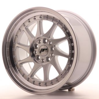 Japan Racing Wheels - JR-26 Machined Silver (17x9 inch)