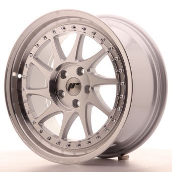 Japan Racing Wheels - JR-26 Silver Machined (18x8.5 inch)