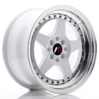 Japan Racing Wheels - JR-6 White Machined (16x7 Zoll)