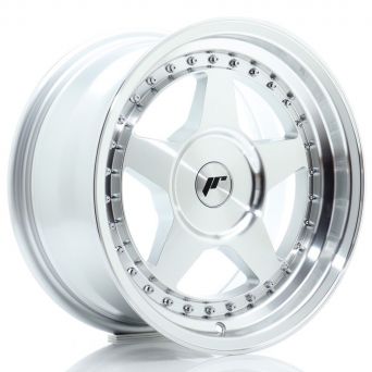 Japan Racing Wheels - JR-6 Silver Machined (17x9 inch)