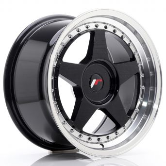 Japan Racing Wheels - JR-6 Glossy Black (17x10 Zoll)