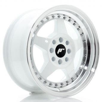 Japan Racing Wheels - JR-6 White Machined (18x9.5 Zoll)