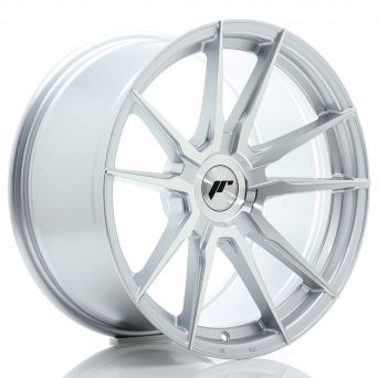 Japan Racing Wheels - JR-21 Silver Machined (18x9.5 inch)